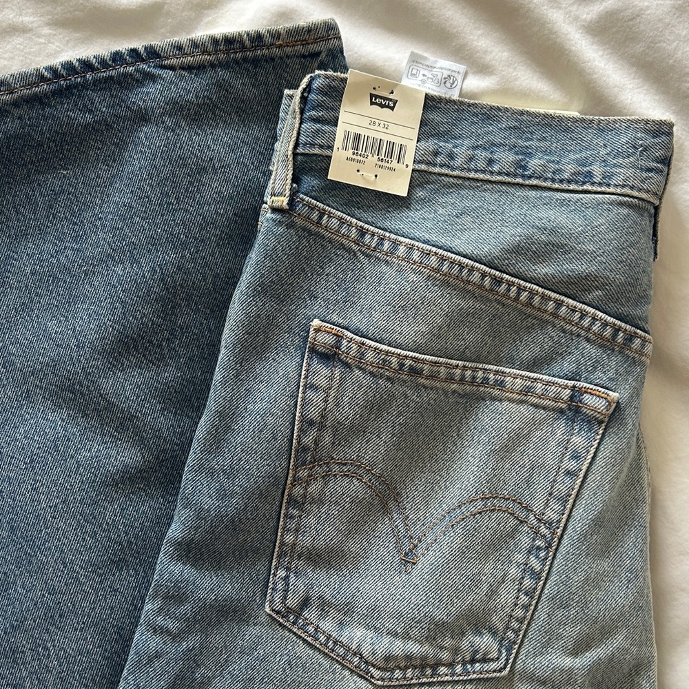 NWT Free People Levi’s Ribcage Wide Leg Jean - Picture 6 of 9